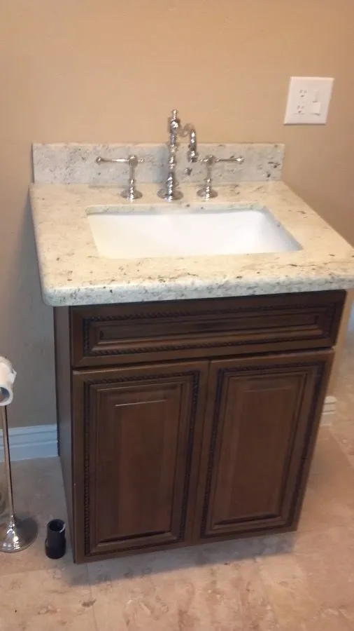 Finished bathroom vanity for Gas Leak Detection in Litchfield Park